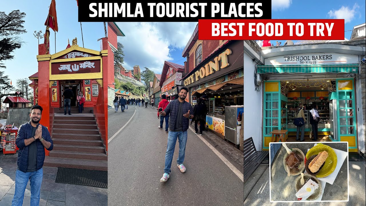 Shimla Places to visit , Best bakery of my life,  जाखू हनुमान मंदिर दर्शन