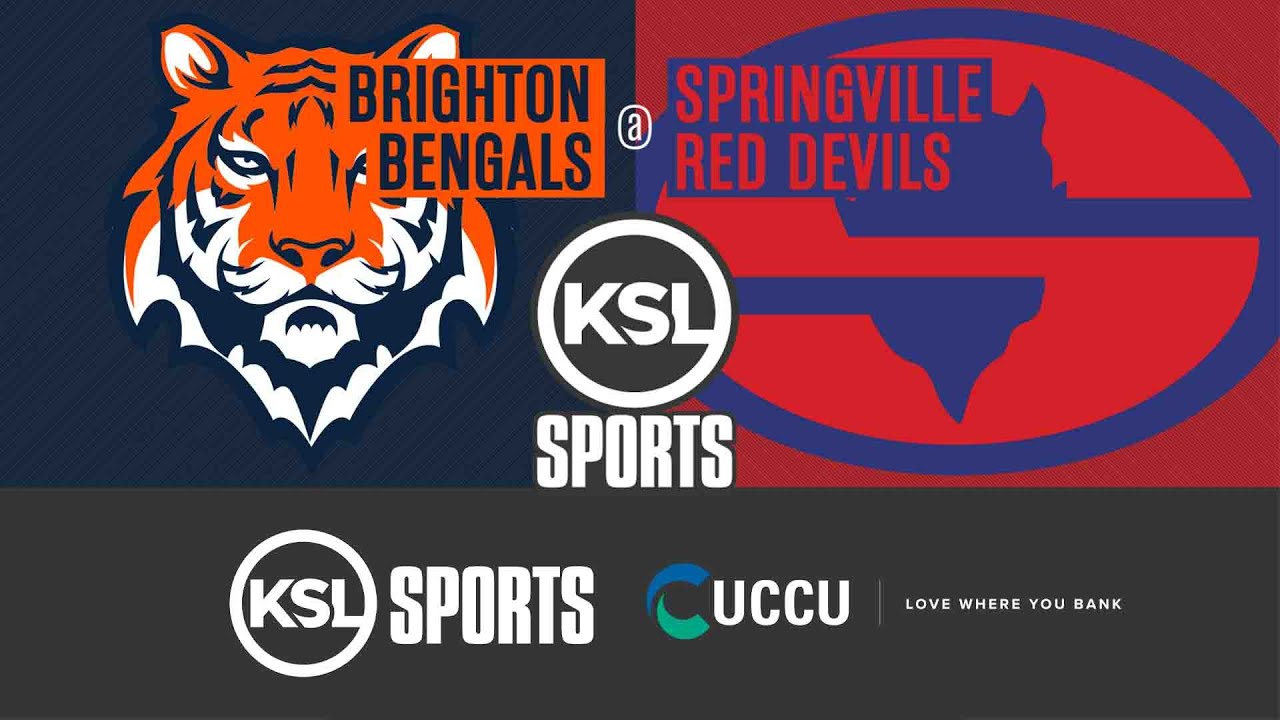 Brighton vs. Springville - 5A Football Semifinal