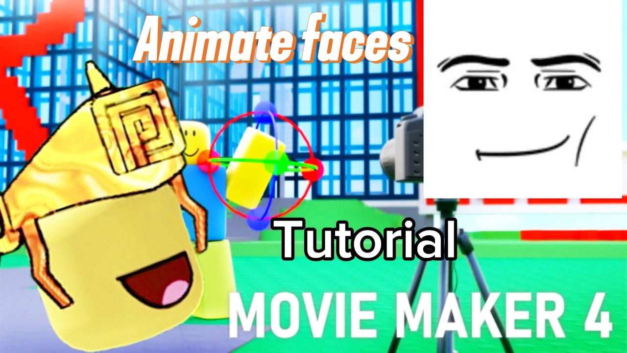 Tutorial on how to animate faces in movie maker 4!
