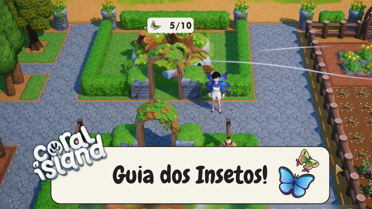 Guia de Insetos em Coral Island !!