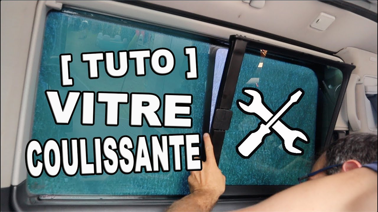 VITRE PORTE COULISSANTE VW T5 T6 démontage/ rénovation.
