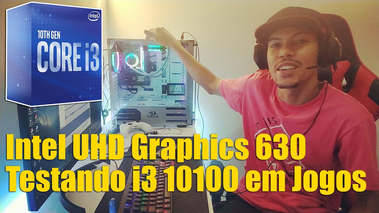 Testando Intel Graphics i3-10100 Em Jogos