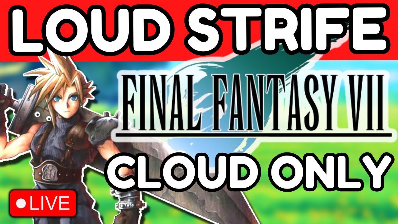 I'm Gonna Beat FF7 With ONLY CLOUD.