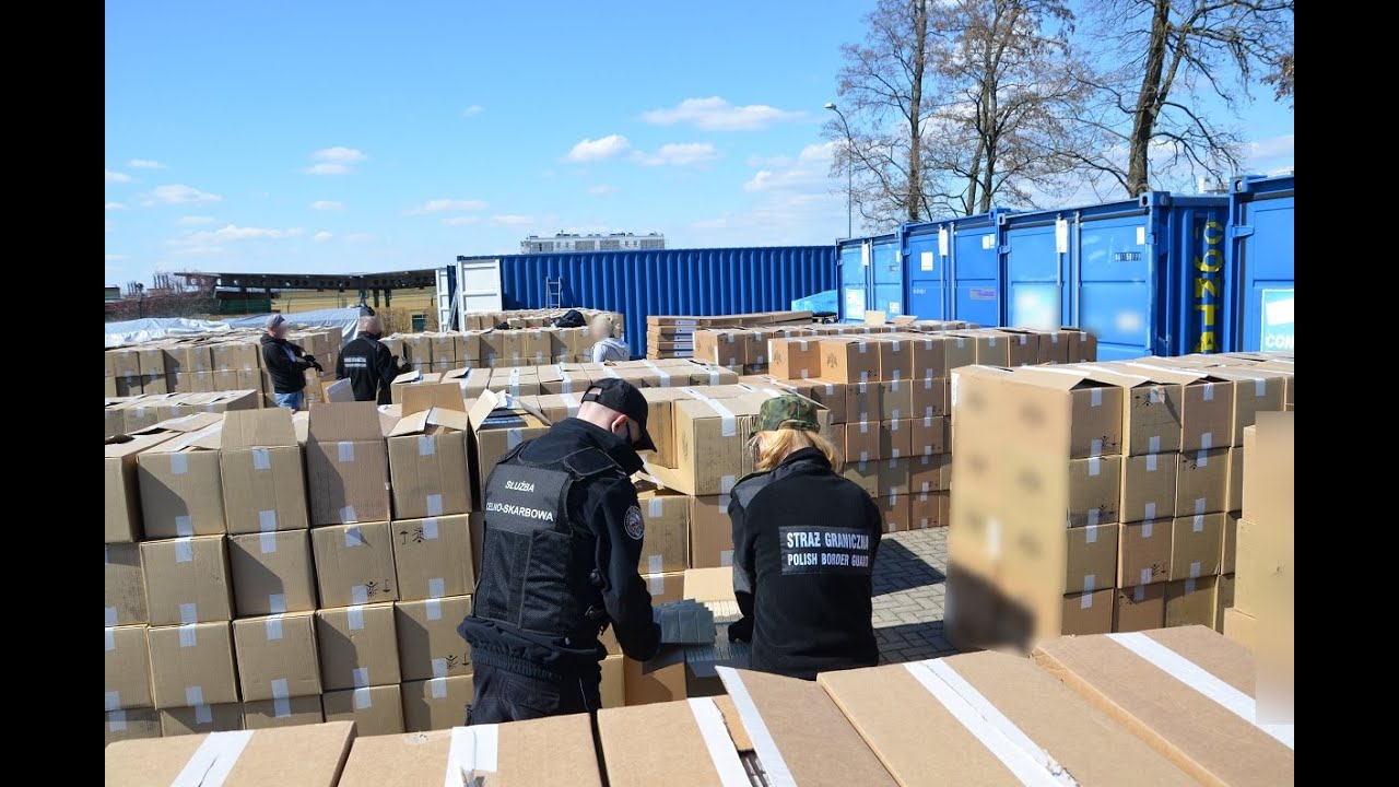 Rekordowy transport nielegalnych papierosów przechwycony przez podlaskie służby