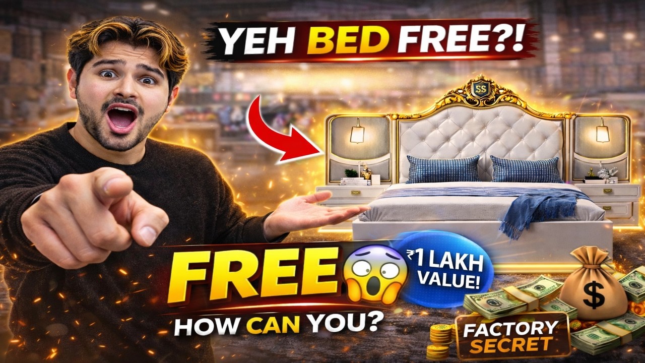 I’m Getting This Royal Bed FREE 😳 | Factory Secret Revealed