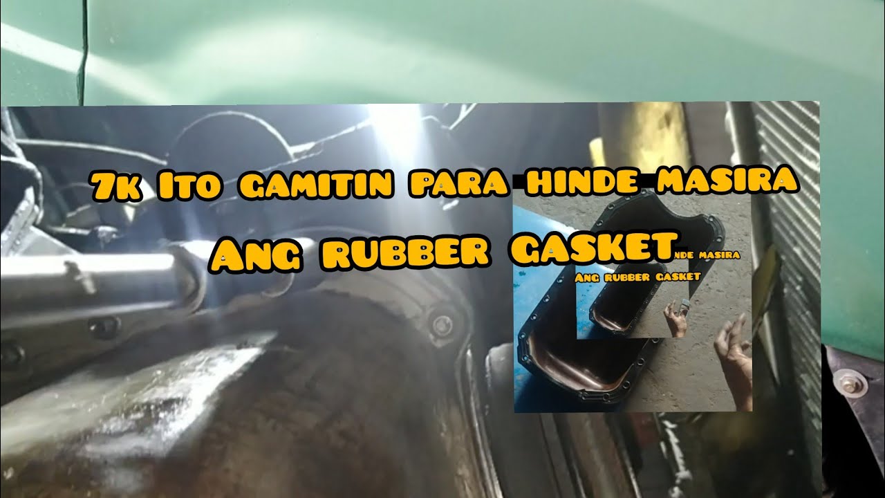 7k How install oil pan