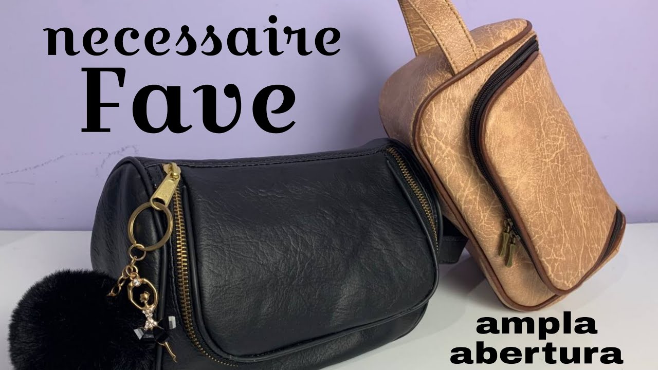 Necessaire Fave - abertura ampla
