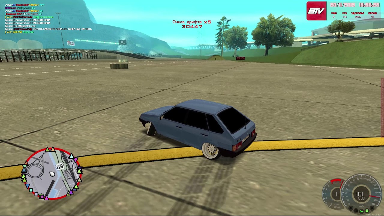 Обзор Multi Theft Auto 1.5 Ваз 2109