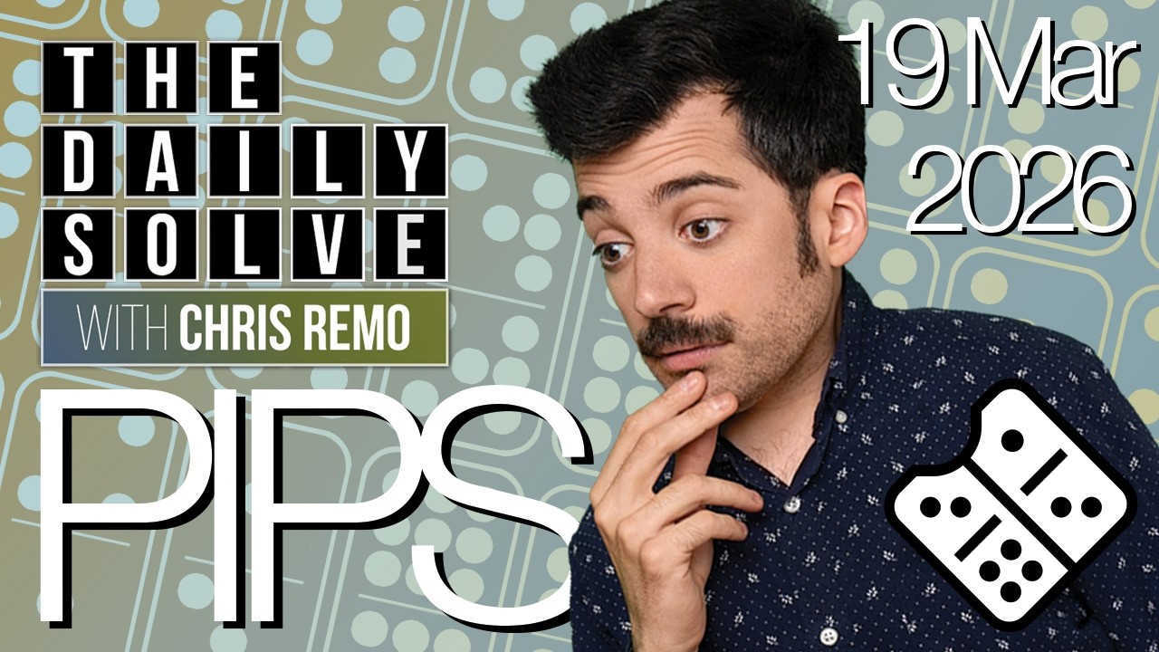 Pips - NYT Domino Puzzle Game - 19 March 2026