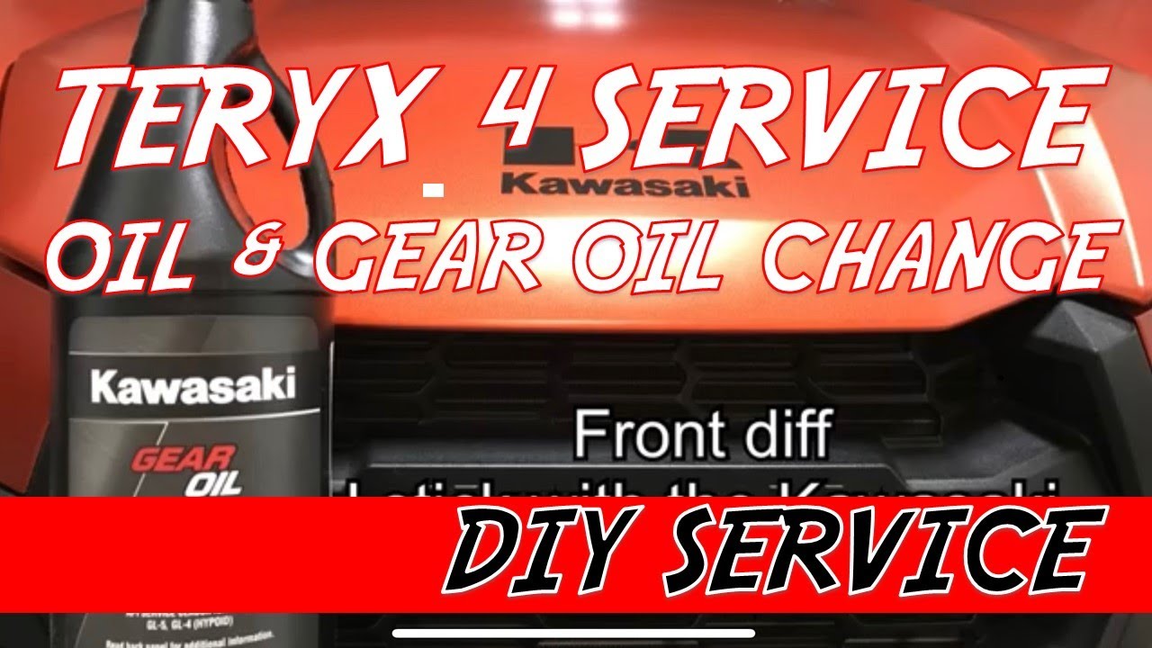 Teryx 4 Oil Change and Gear Oil Change - DIY Service