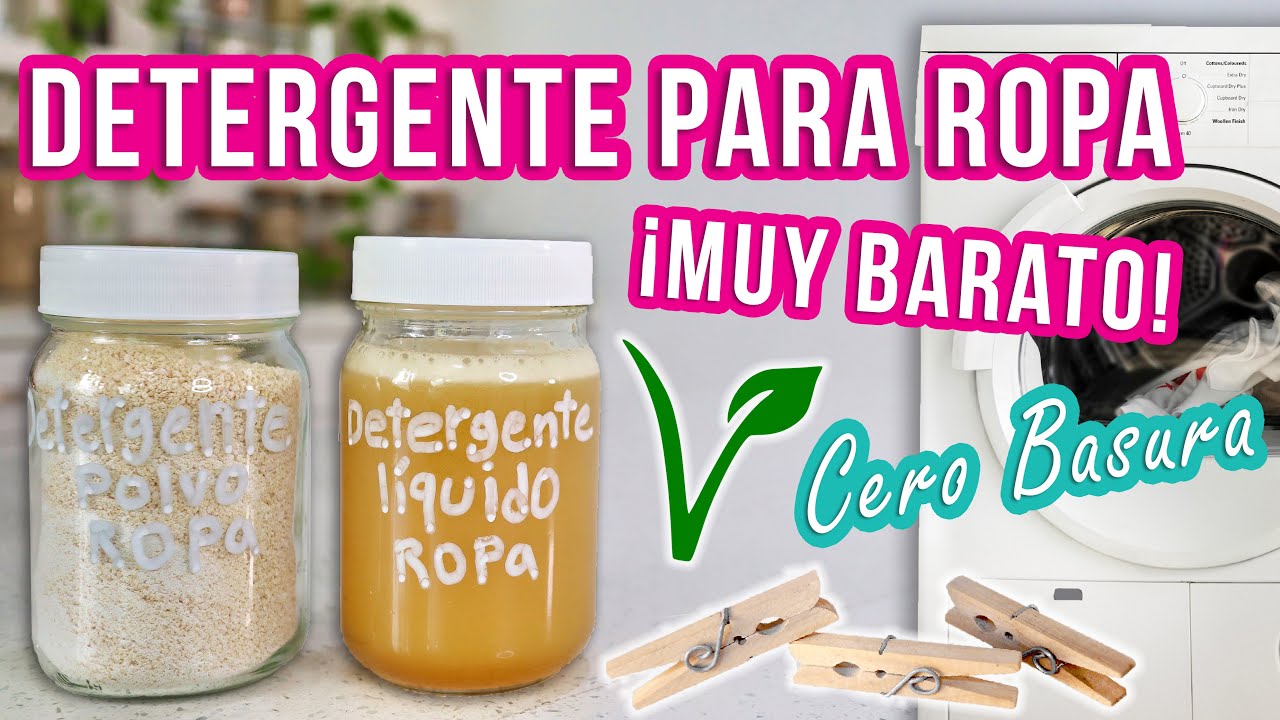 DETERGENTE PARA ROPA CASERO - DIY - MUY BARATO - Mixi