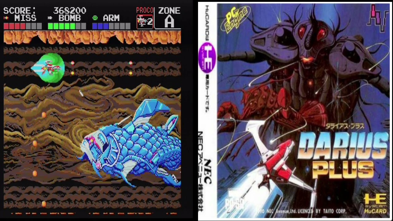 Darius Plus for the PC Engine, SuperGrafx OST Original Video Game Soundtrack