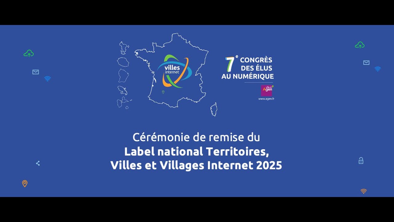 Label national Territoires, Villes et Villages Internet 2026 - Palmarès vidéo