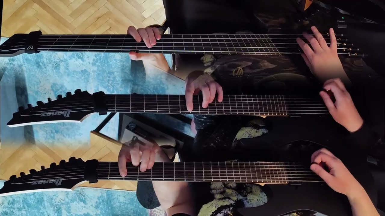 ''the nomad'' by iron maiden but it's (blackened) (modern) (melodic) death metal(core) or whatever.