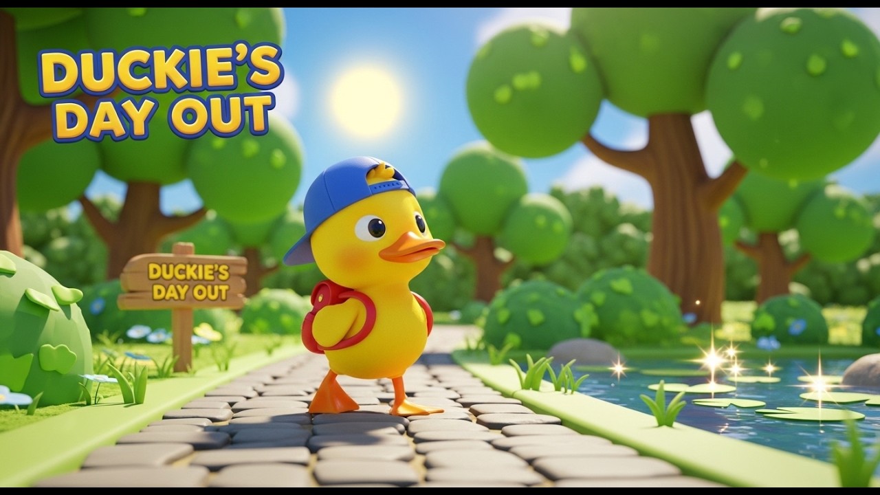 Duckie’s Day Out | Fun Duck Song for Kids | Nursery Rhymes & Toddler Songs