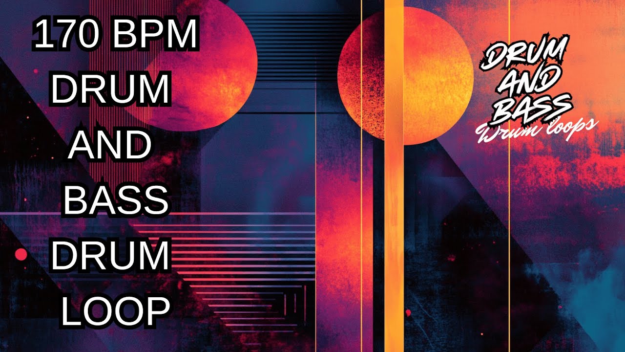 170 BPM Drum and Bass Drum Loop – Fast & Rolling Energy