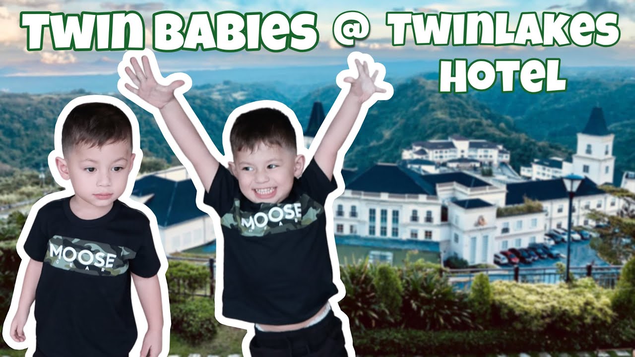 Близнецы в отеле Twinlakes, Тагайтай | BinnsVlogs
