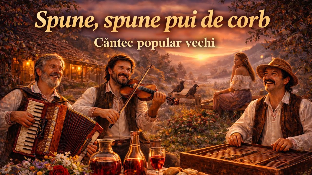 Spune, spune pui de corb – Cântec popular vechi | Folclor românesc autentic 🎻