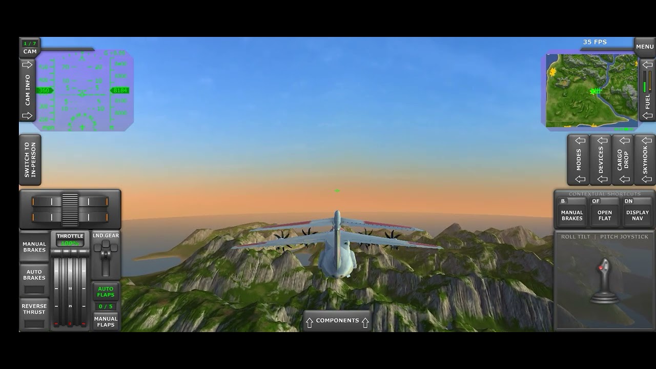 Fastest landing 🛬 with TPFS #turbopropflightsimulator #1millionviews 