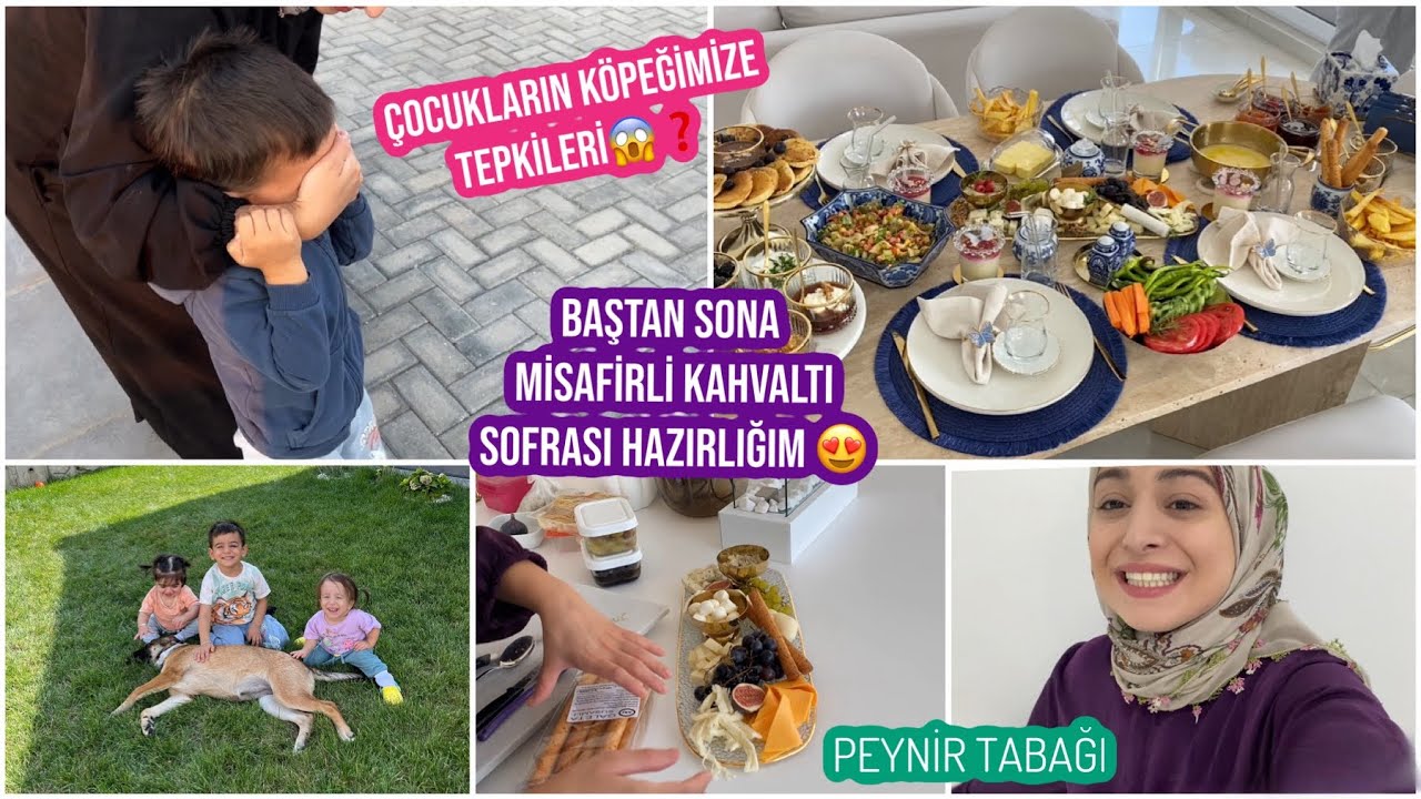 ÇOCUKLARIN YENİ ÜYEMİZE TEPKİLERİ 😱, YATILI MİSAFİRİME ENFES KAHVALTI SOFRASI HAZIRLIĞI, MASA SUNUMU