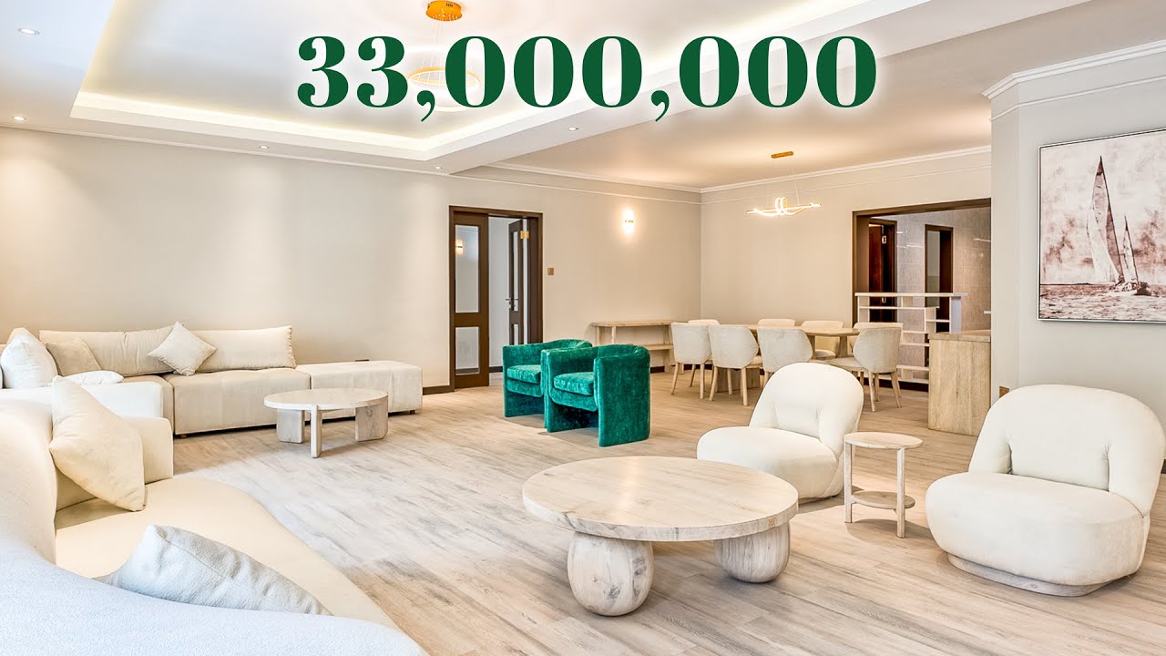 Inside a KSH 33,000,000💸 3-Bed All en-suite Apartment in Riverside| Nairobi | KENYA | REALTY BORIS