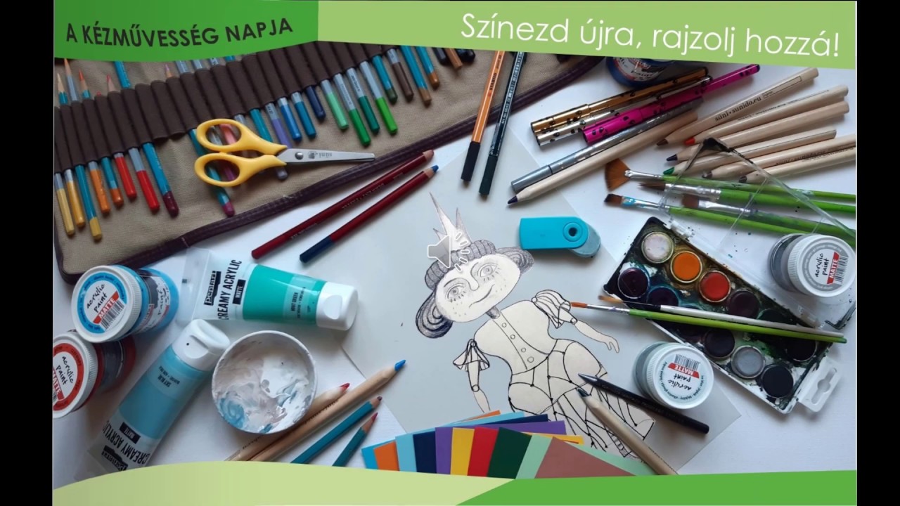Vojtina B&aacute;bsz&iacute;nh&aacute;z - A k&eacute;zművess&eacute;g napja: Sz&iacute;nezd &uacute;jra, rajzolj hozz&aacute;! 3. (A cs&aacute;sz&aacute;r &uacute;j ruh&aacute;ja)