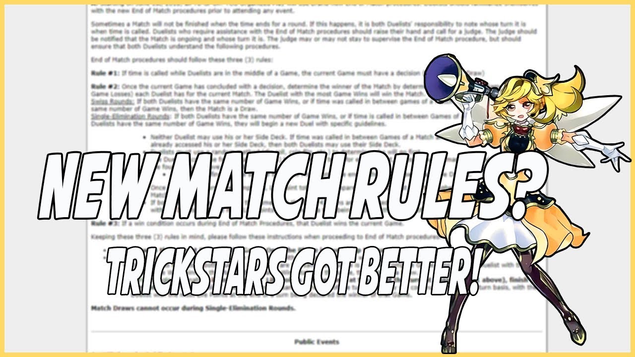 *NEW* YUGIOH RULES CHANGE HOW SANCTIONED EVENTS ARE PLAYED!
