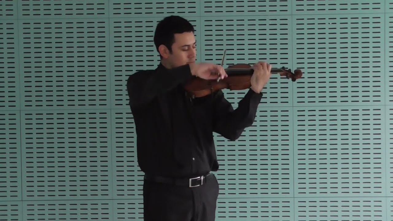N. Paganini, Capricho N°7 - Juan Sanhueza, violín.