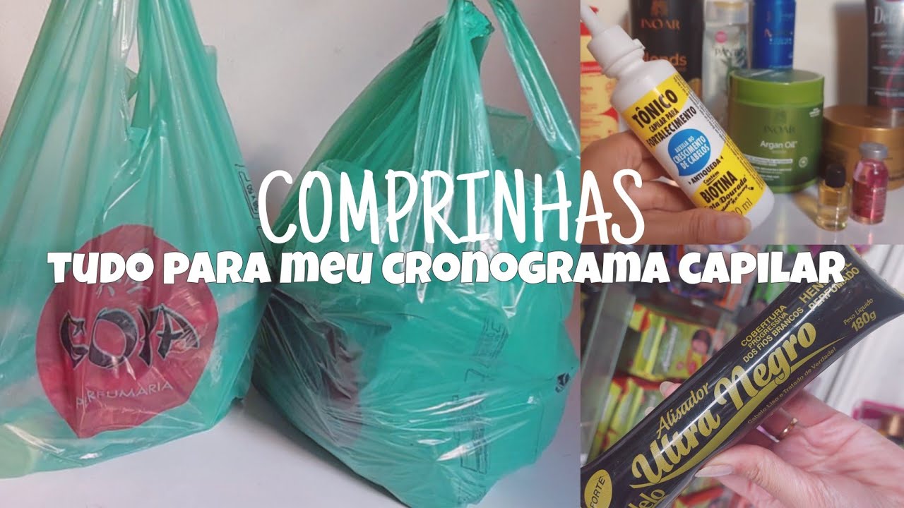 COMPRINHAS - Comprei tudo para montar meu cronograma capilar de fortalecimento ✨