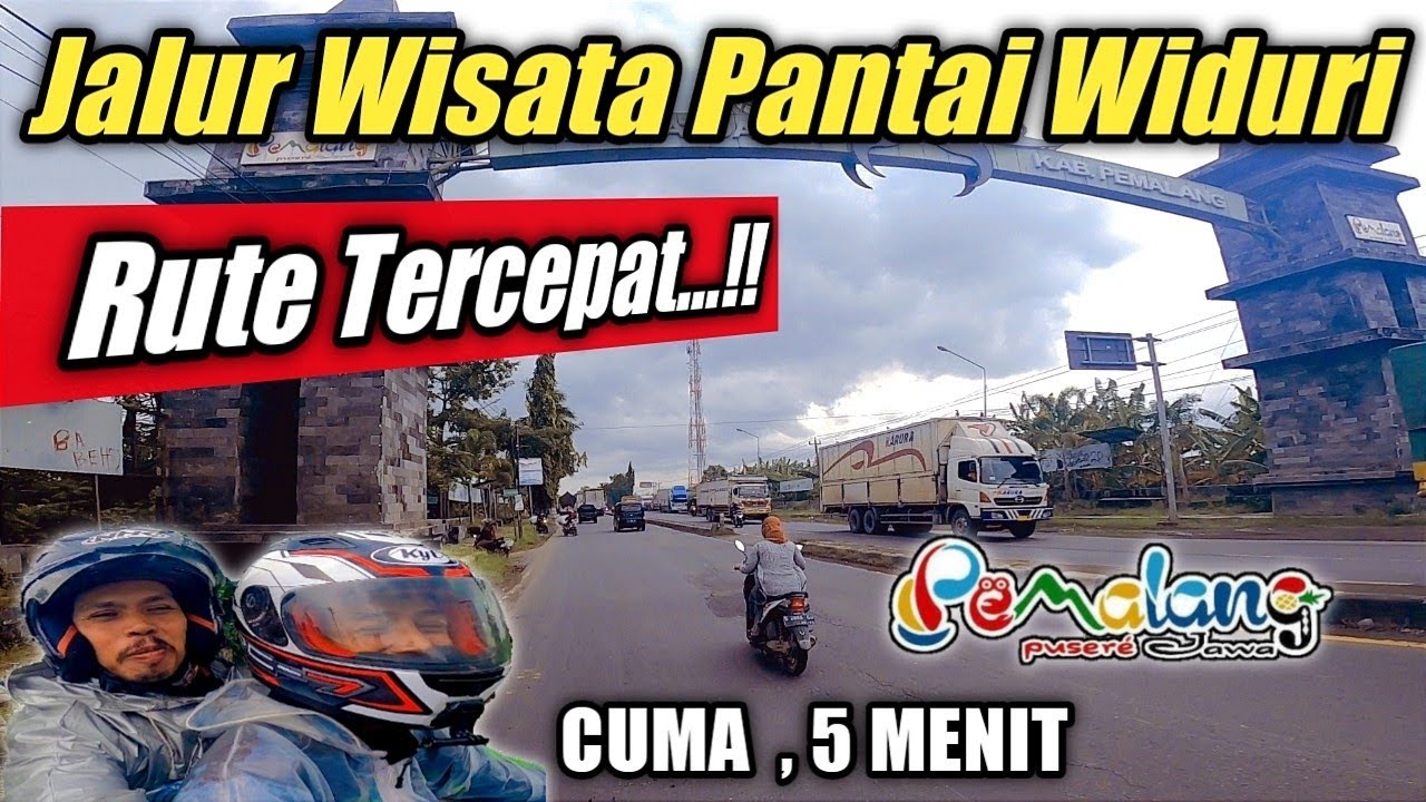 JALUR WISATA -  PANTAI WIDURI PEMALANG || Via Pantura Tugu Perbatasan