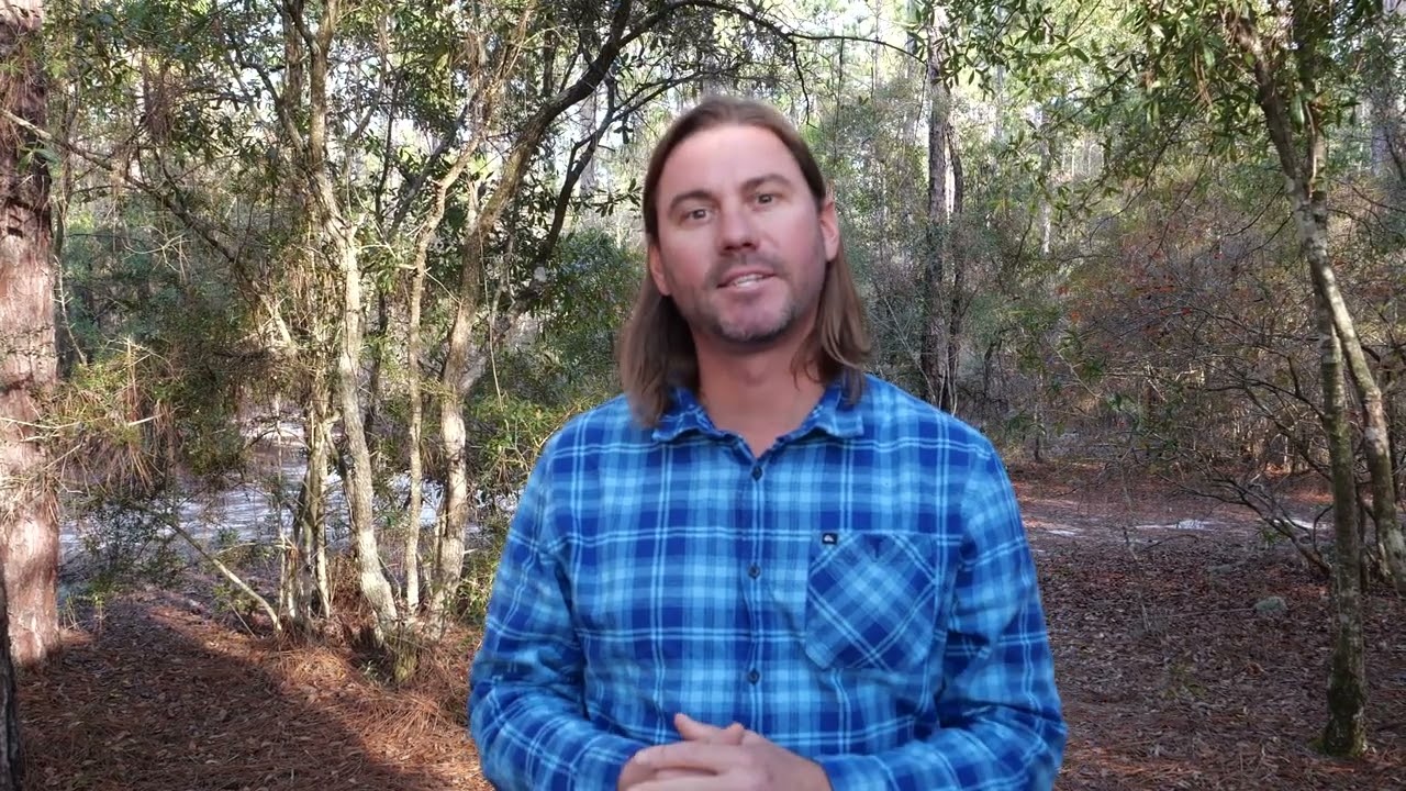 The Florida National Scenic Trail in Okaloosa County, Florida through Eglin Air Force Base