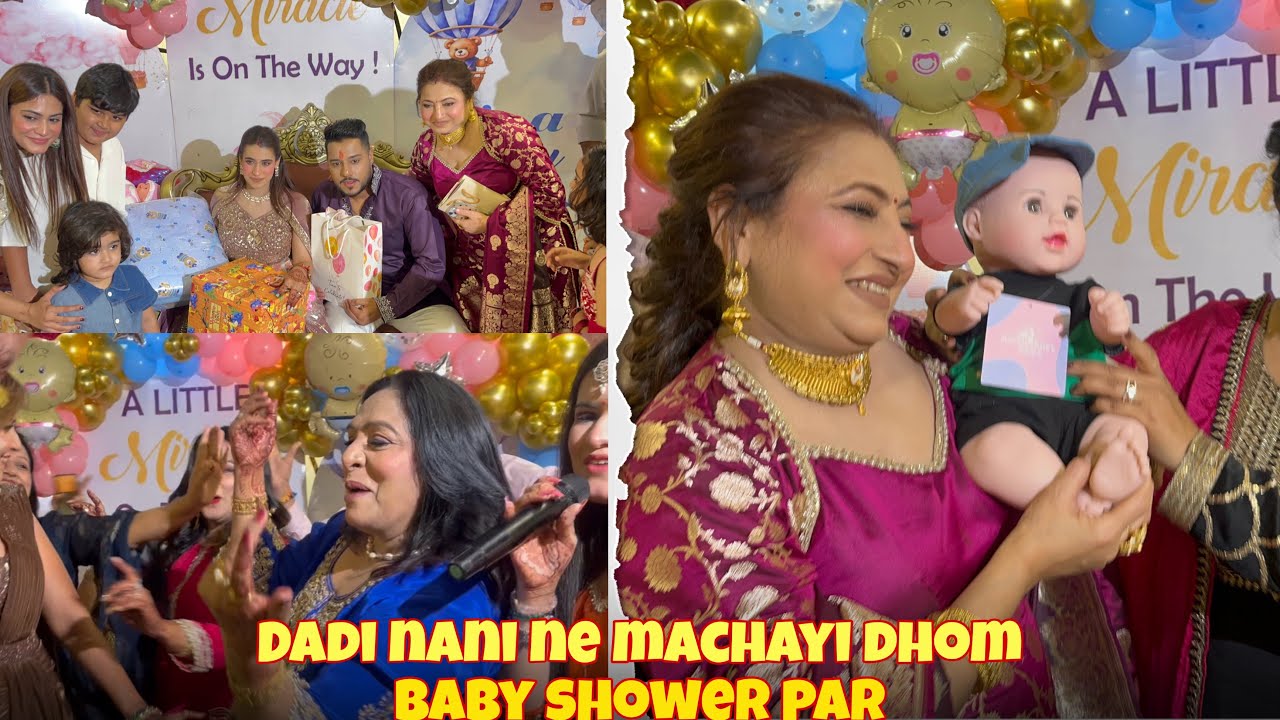 Dadi Nani Ne Machayi Dhoom Baby Shower Par 😍