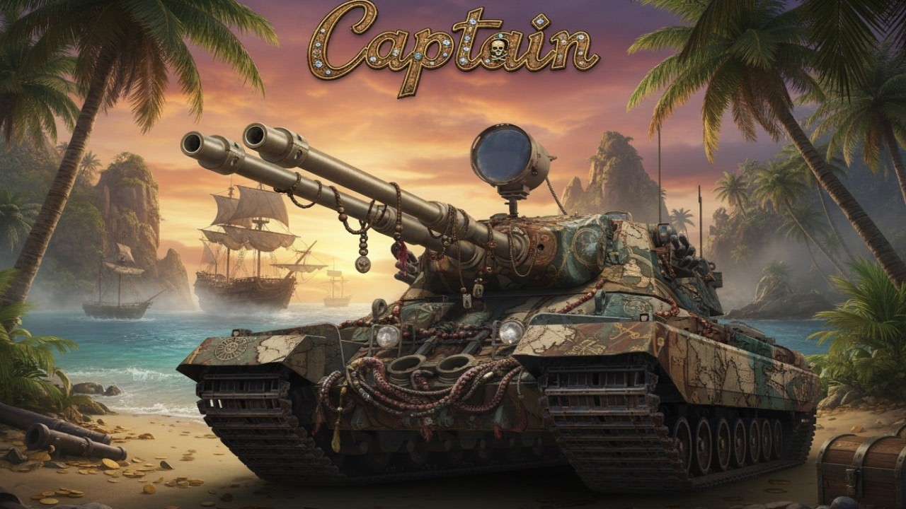 Captain - Джек на абордаже танкистов))) #танки #worldoftanks #миртанков #wot