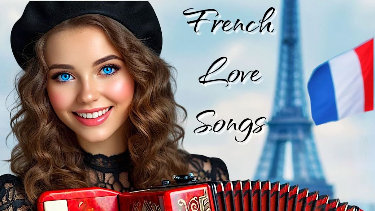 Best French Love Songs 2025 🎶  Romantic Accordion Parisian Cafe Ambience & Romantic Dinner Music 💜