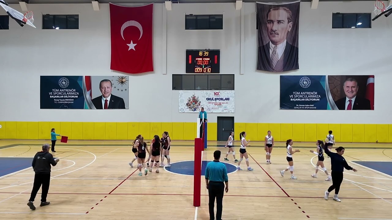 BEŞRENK ECZACIBAŞI  - KOCAELİ GELİŞİM  YILDIZ KIZLAR GRUP MAÇI SET 1