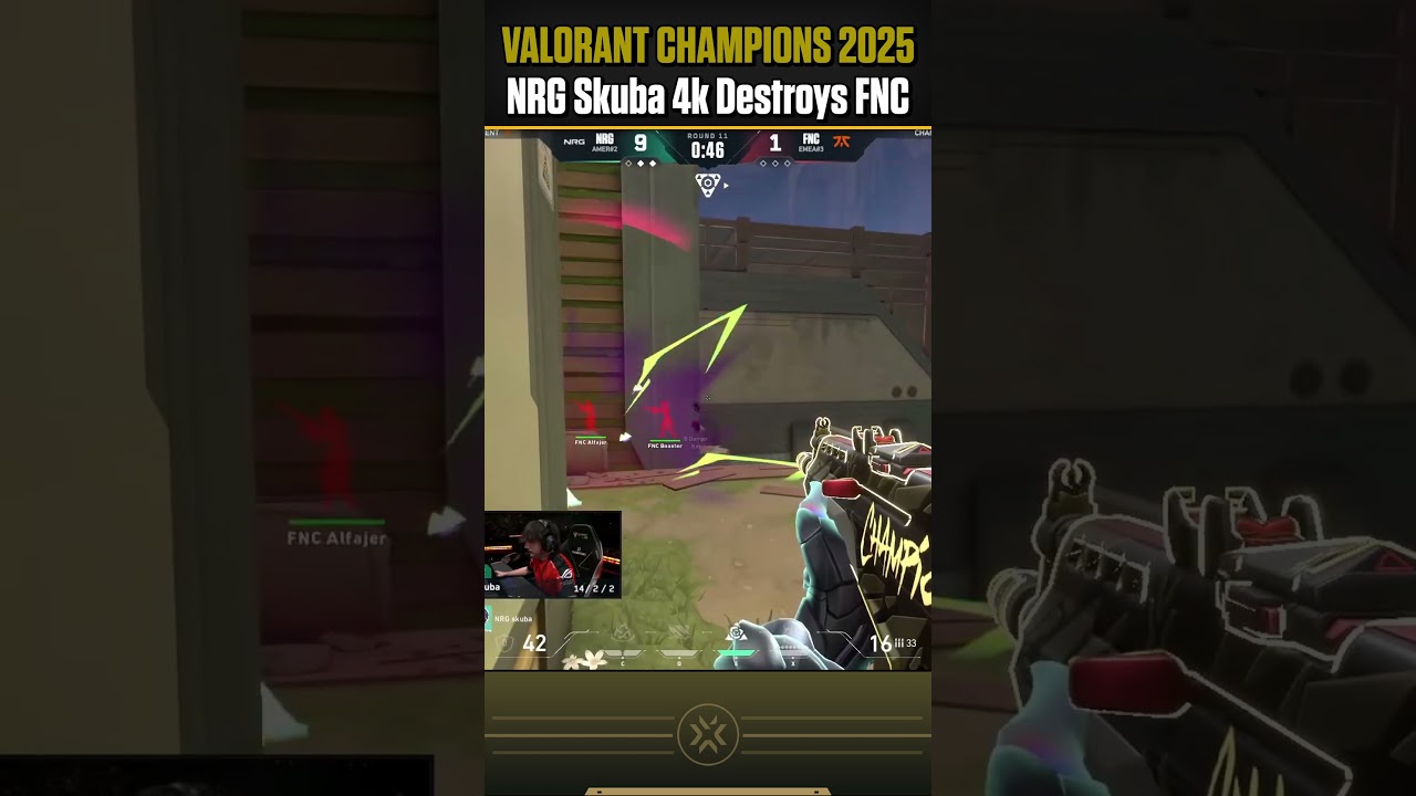 NRG Destroys FNC With 4k at VALORANT Champions 2025 Grand Finals