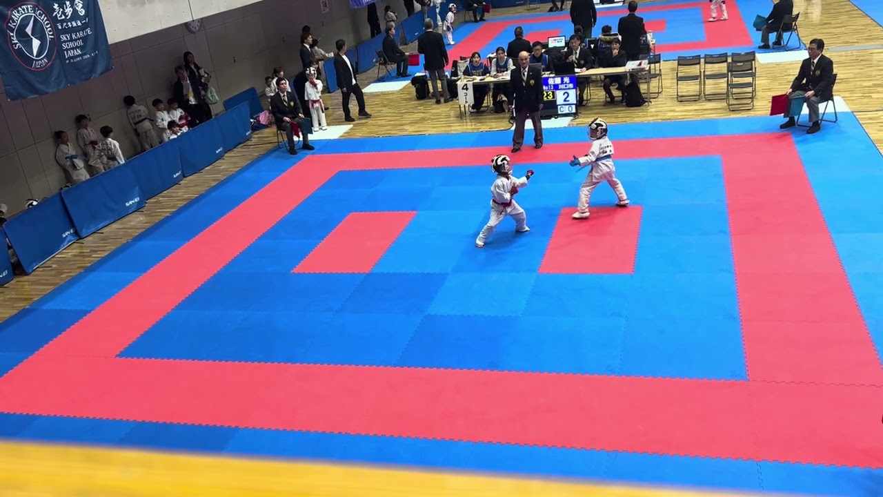 冬季大会　みなと　組手　1回戦