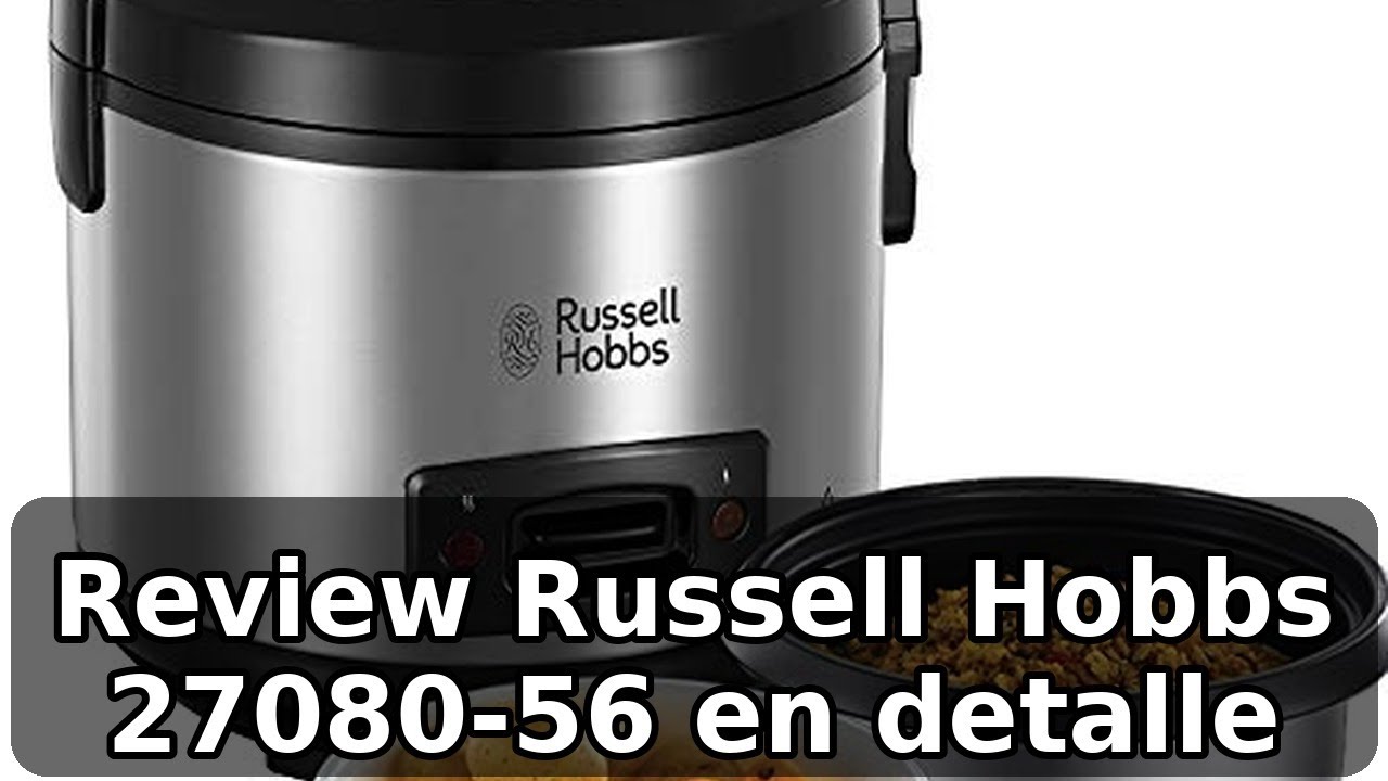 Review completa de la Russell Hobbs 27080-56: vaporera y arrocera todo en uno