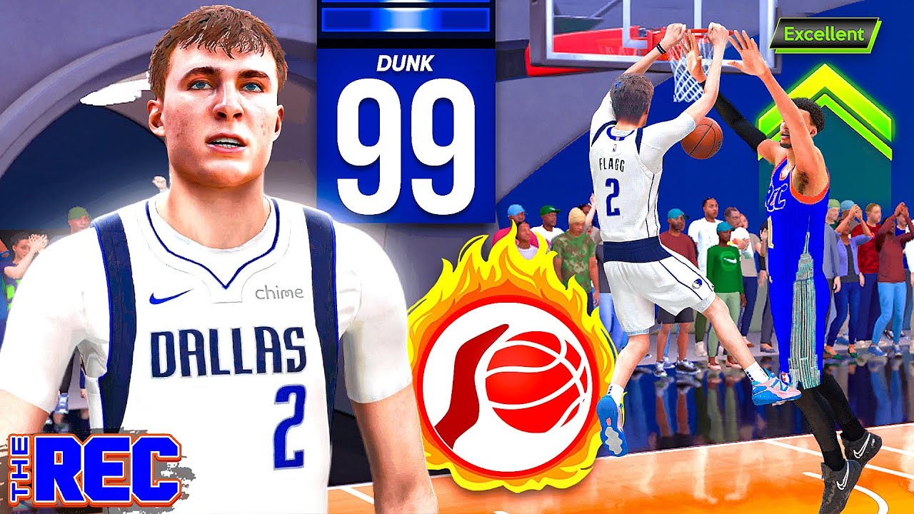MAVS COOPER FLAGG BUILD is UNSTOPPABLE in RANDOM REC on NBA 2K25