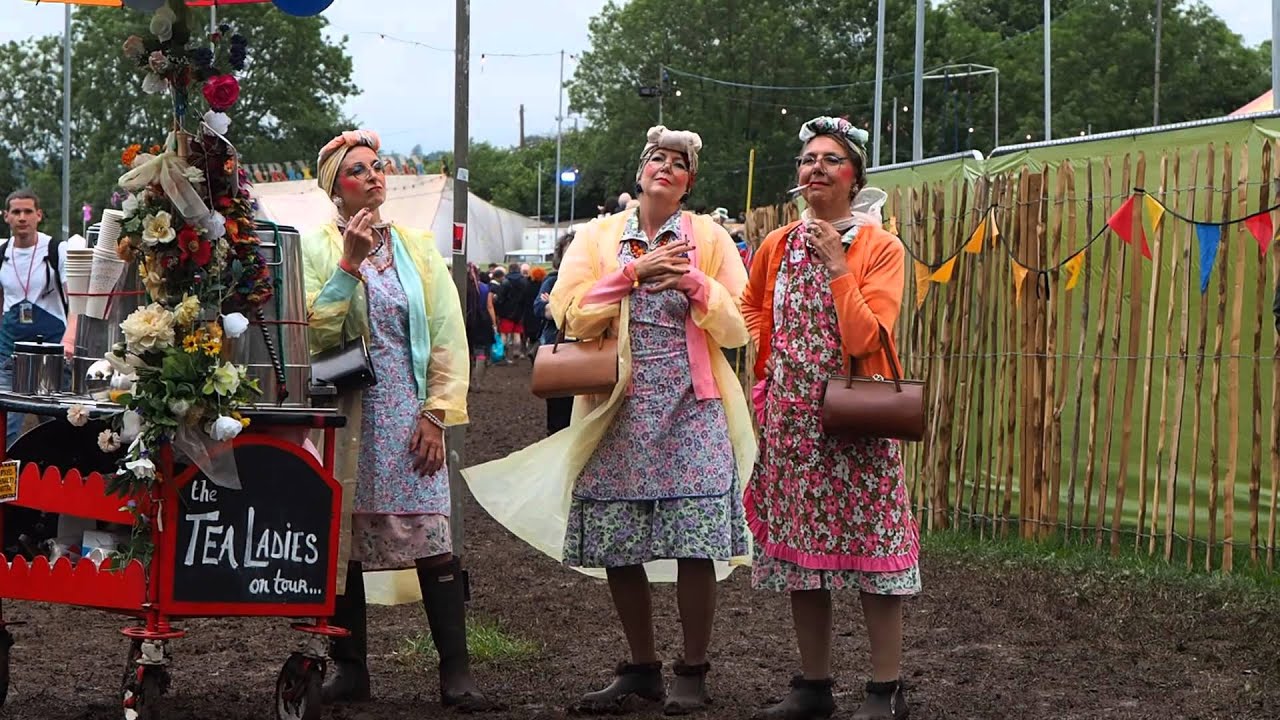 The Tea Ladies at Glastonbury 2015