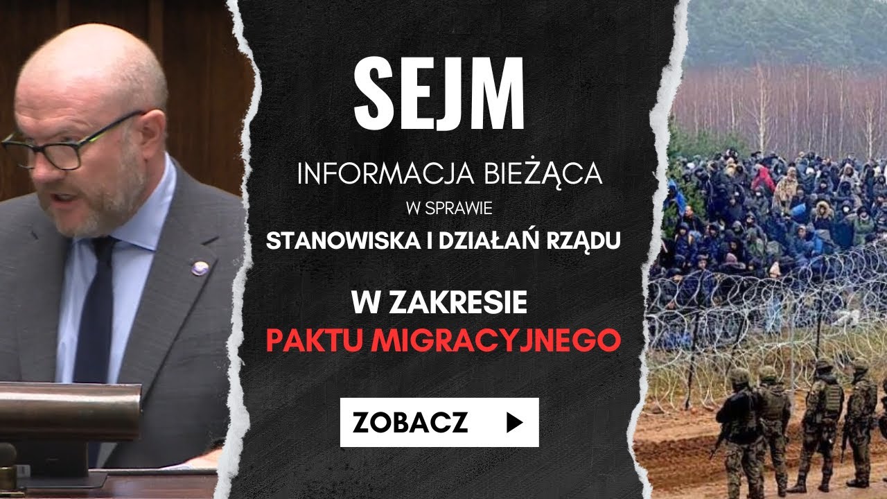 Sejm: Informacja ws. paktu migracyjnego