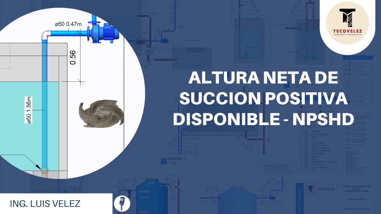 ALTURA NETA DE SUCCION POSITIVA DISPONIBLE EN SISTEMAS DE BOMBEO
