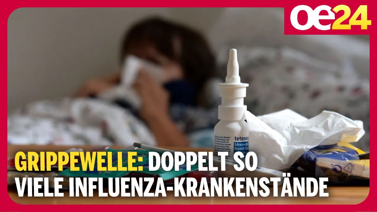 Grippewelle: Doppelt so viele Influenza-Krankenst&auml;nde