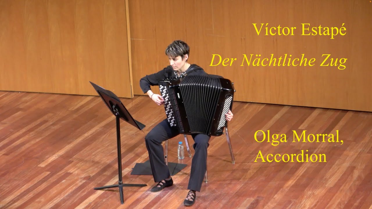 Der Nächtliche Zug, for solo accordion, by Víctor Estapé