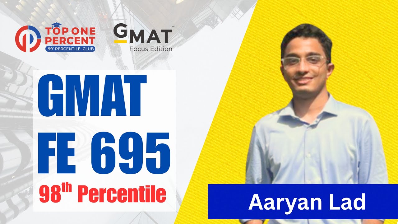 695 GMAT (98%ile): Aaryan’s GMAT Focus Comeback After Starting From Scratch