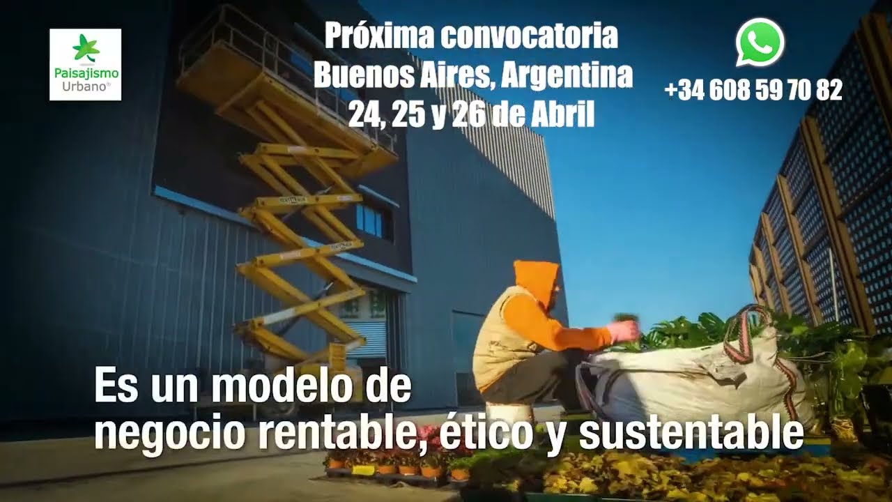 CURSO PROFESIONAL SOBRE JARDINES VERTICALES. IMPARTIDO: IGNACIO SOLANO. BUENOS AIRES, ARGENTINA 2026