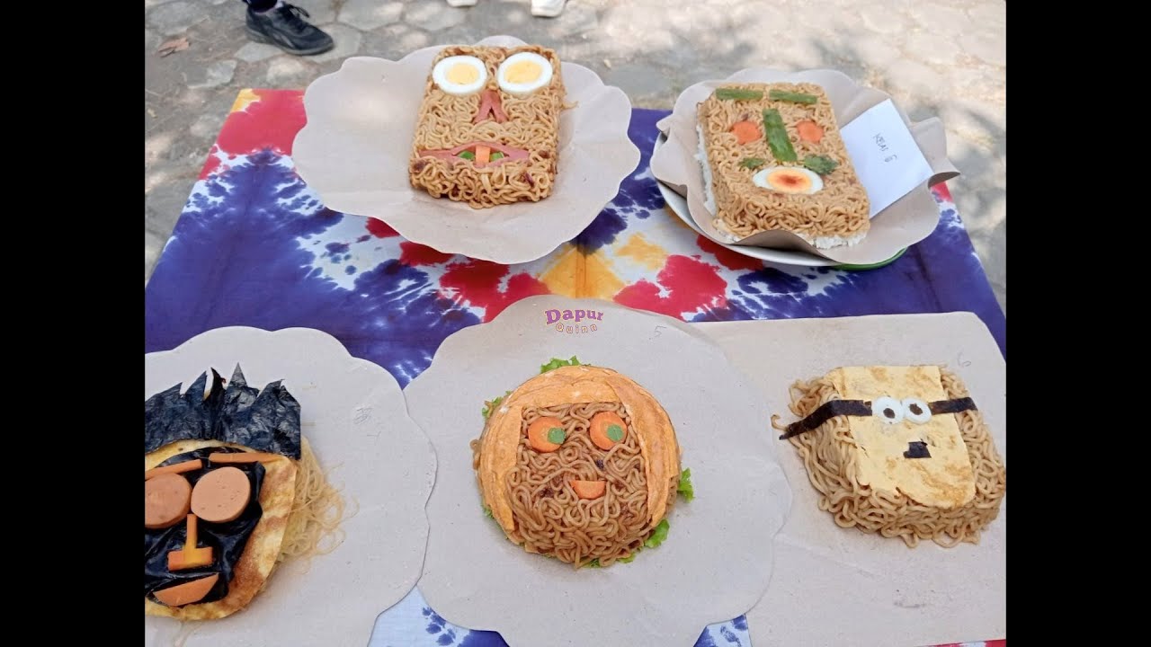 Juara Lomba kreasi mie & Nasi Tumplek Bekal  Anak Sekolah
