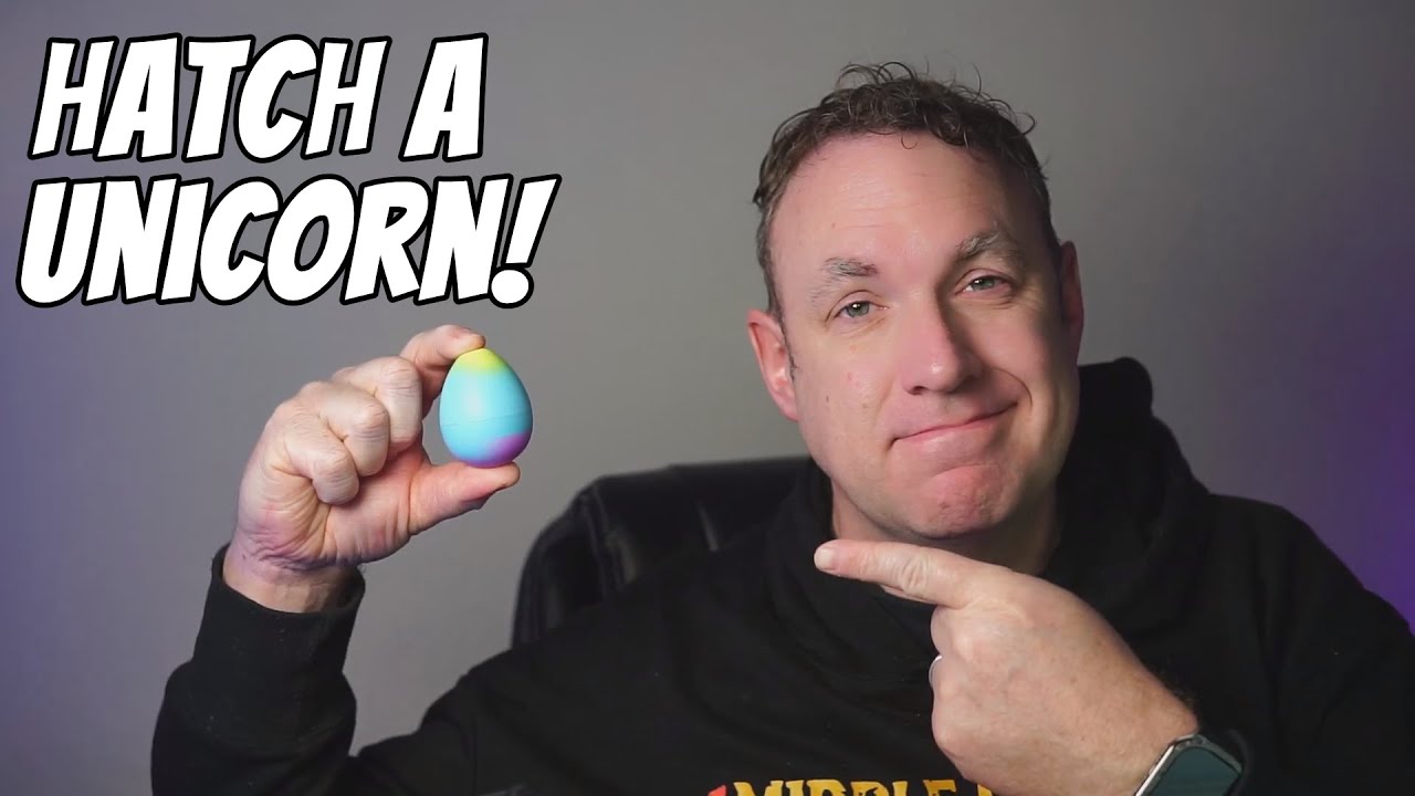 Cool unicorn egg toy for kids. Watch a unicorn hatch and grow!