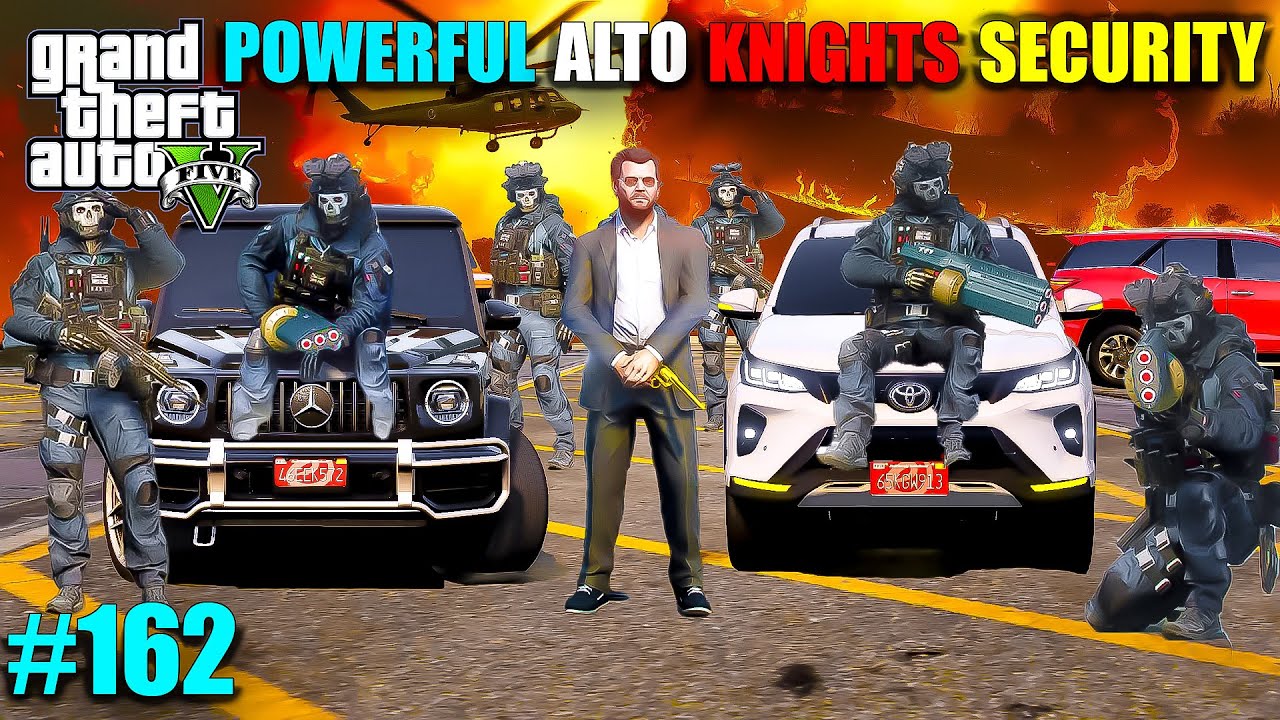 MOST POWERFUL ALTO KNIGHTS SECURITY IN GTA 5! (HINDI DUBBED) | GTA 5 GAMEPLAY #162