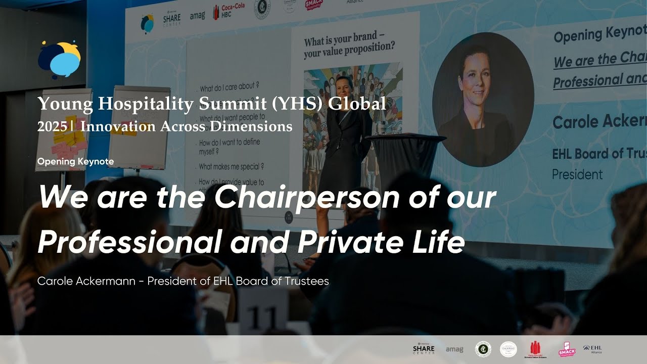 We are the Chairperson of our Professional and Private Life - Carole Ackermann | YHS 2025